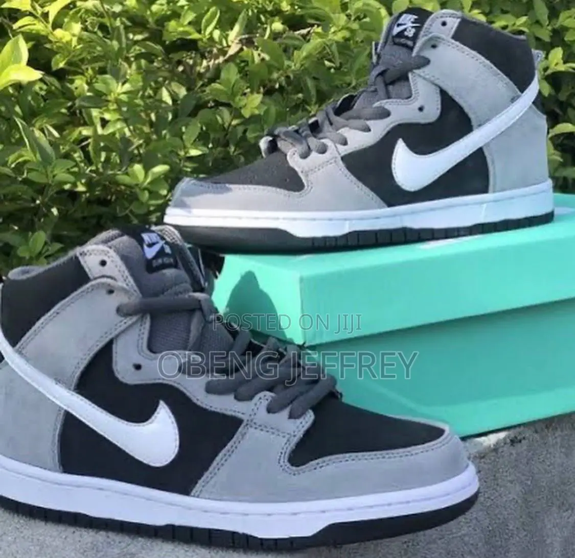 Original Nike Sb Dunk High Pro Gray/White