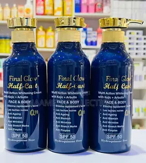 Final Glow Half Cast Face And Body Lotions