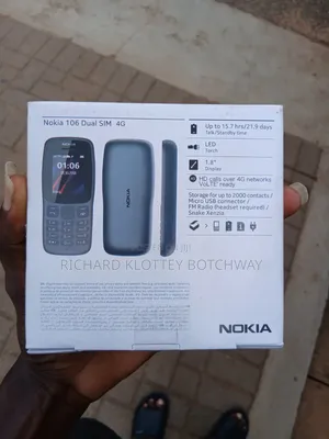 New Nokia 106 Black