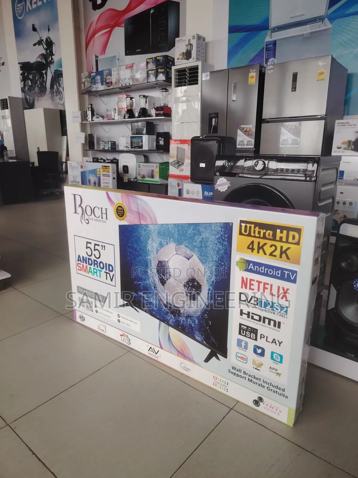 Roch Rh-Le55dsa-B: 55-Inch Uhd Smart Tv With Android