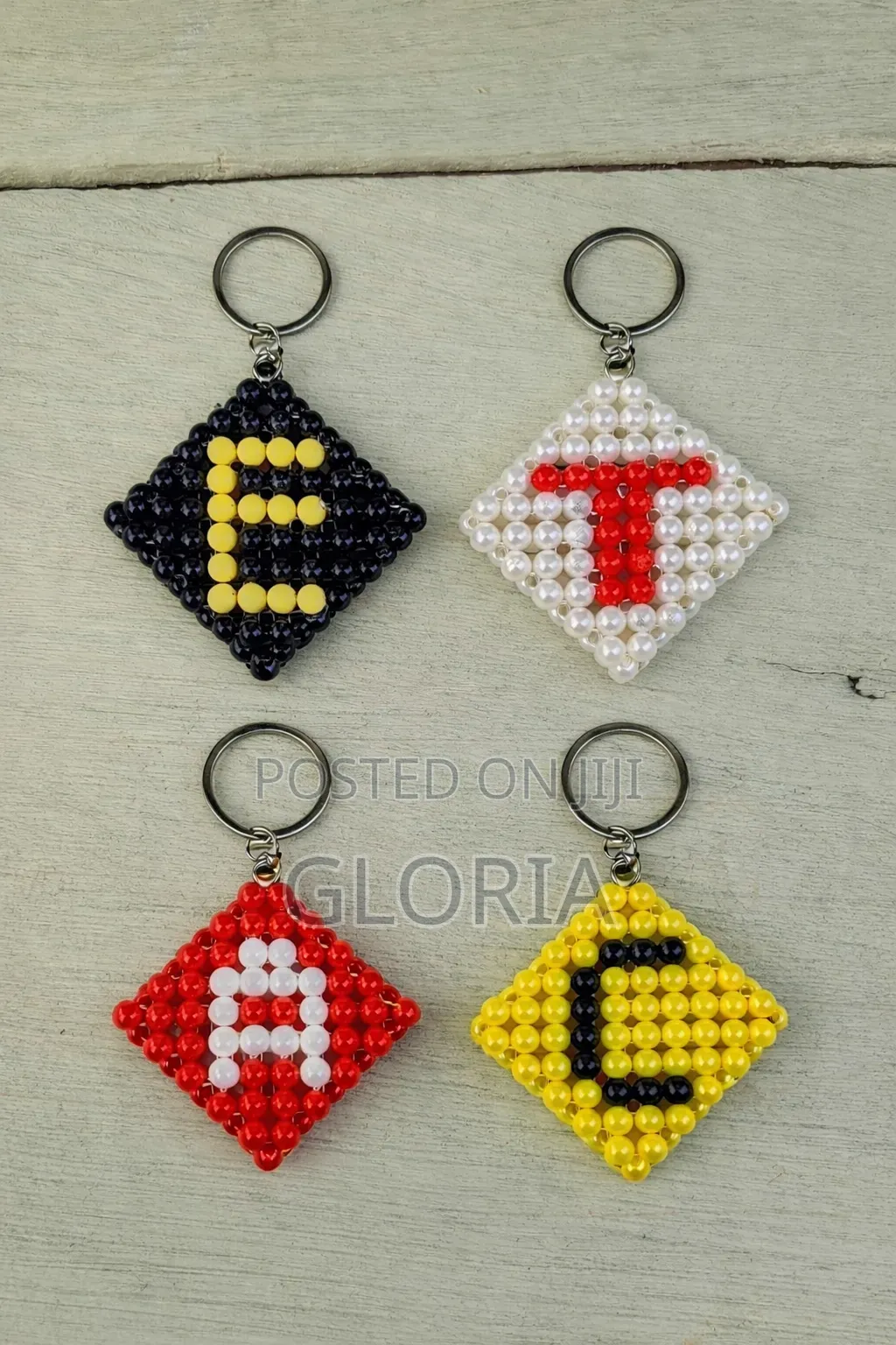 Beautiful Handmade Beaded Key Holders