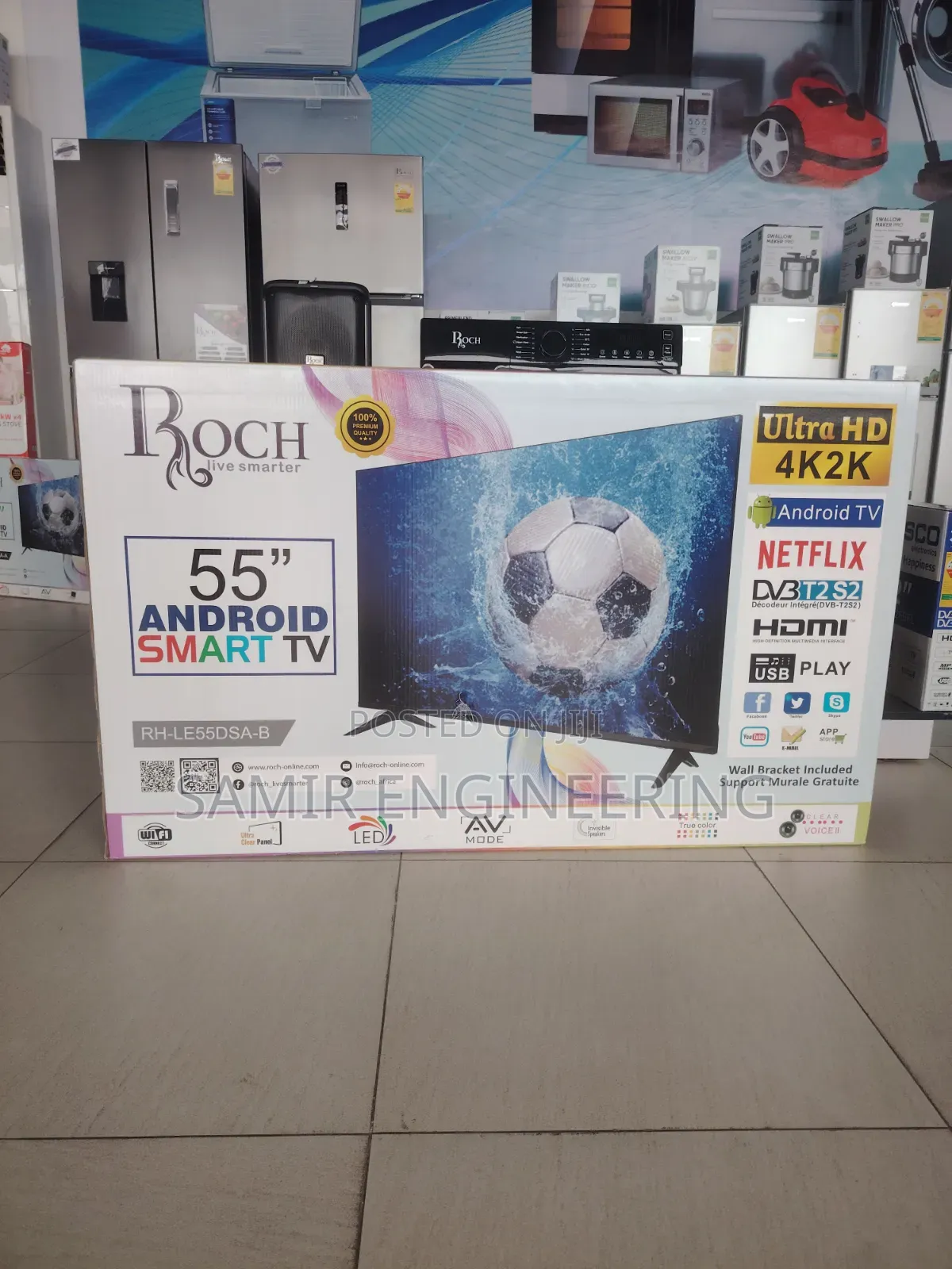 The Roch 55" Rh-Le55dsa-B: Your Smart Home Theater