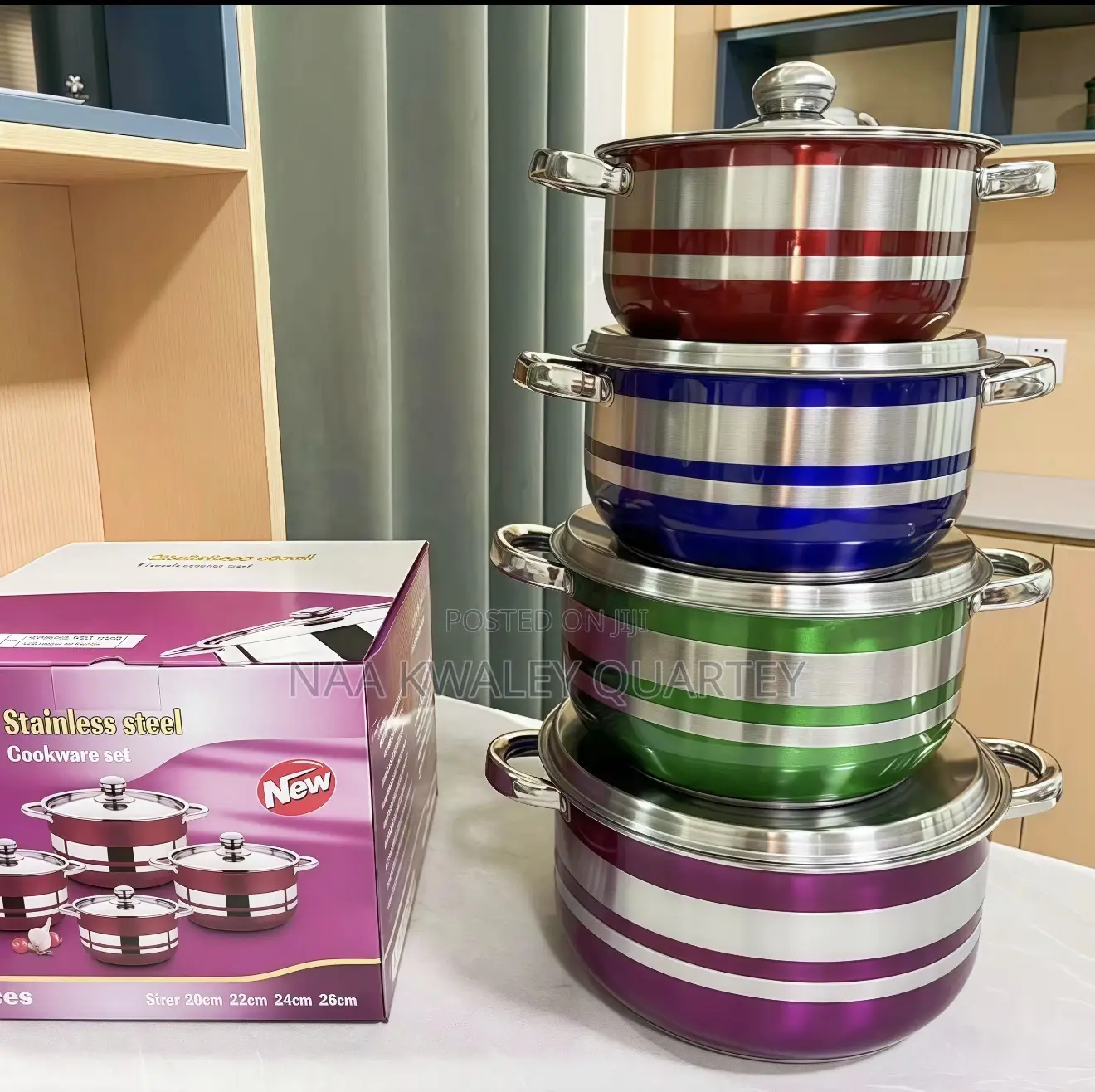 4pcs Stainless Steel Cookware