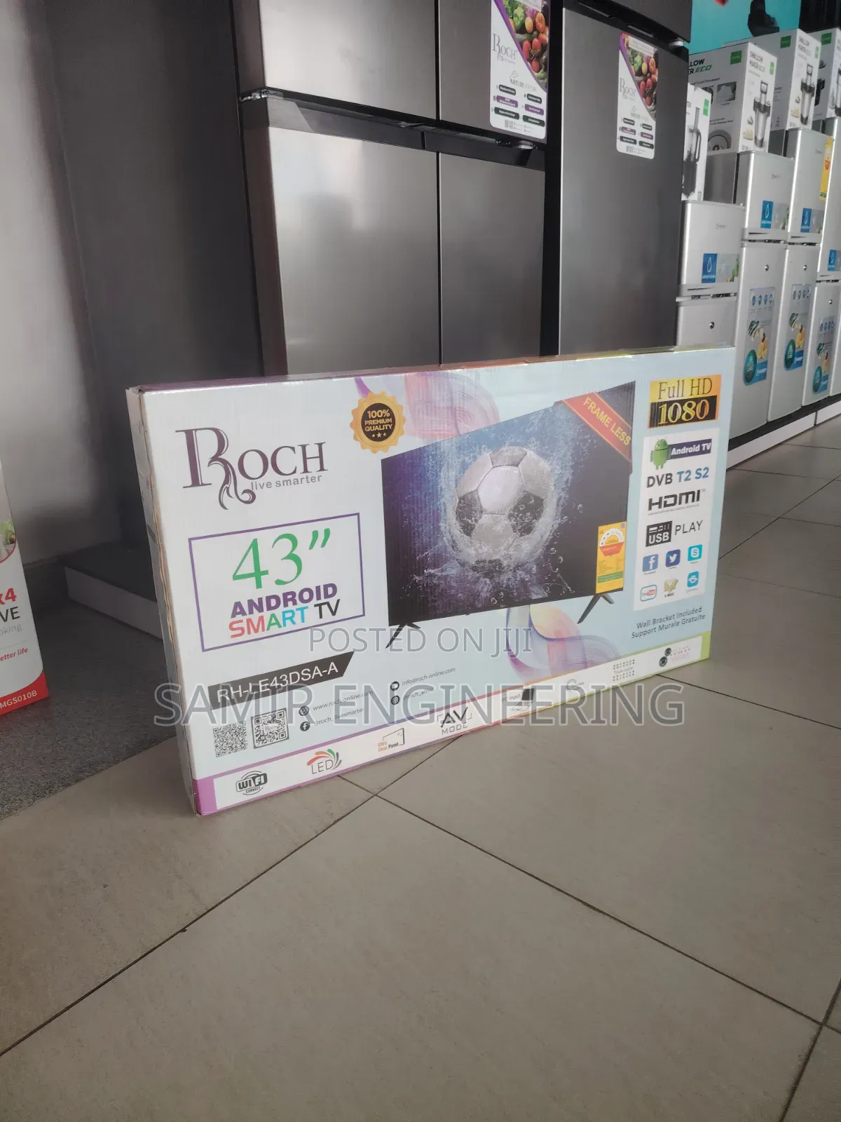 Roch 43-Inch Full Hd Smart Led Tv (Rh-Le43dsa-A)