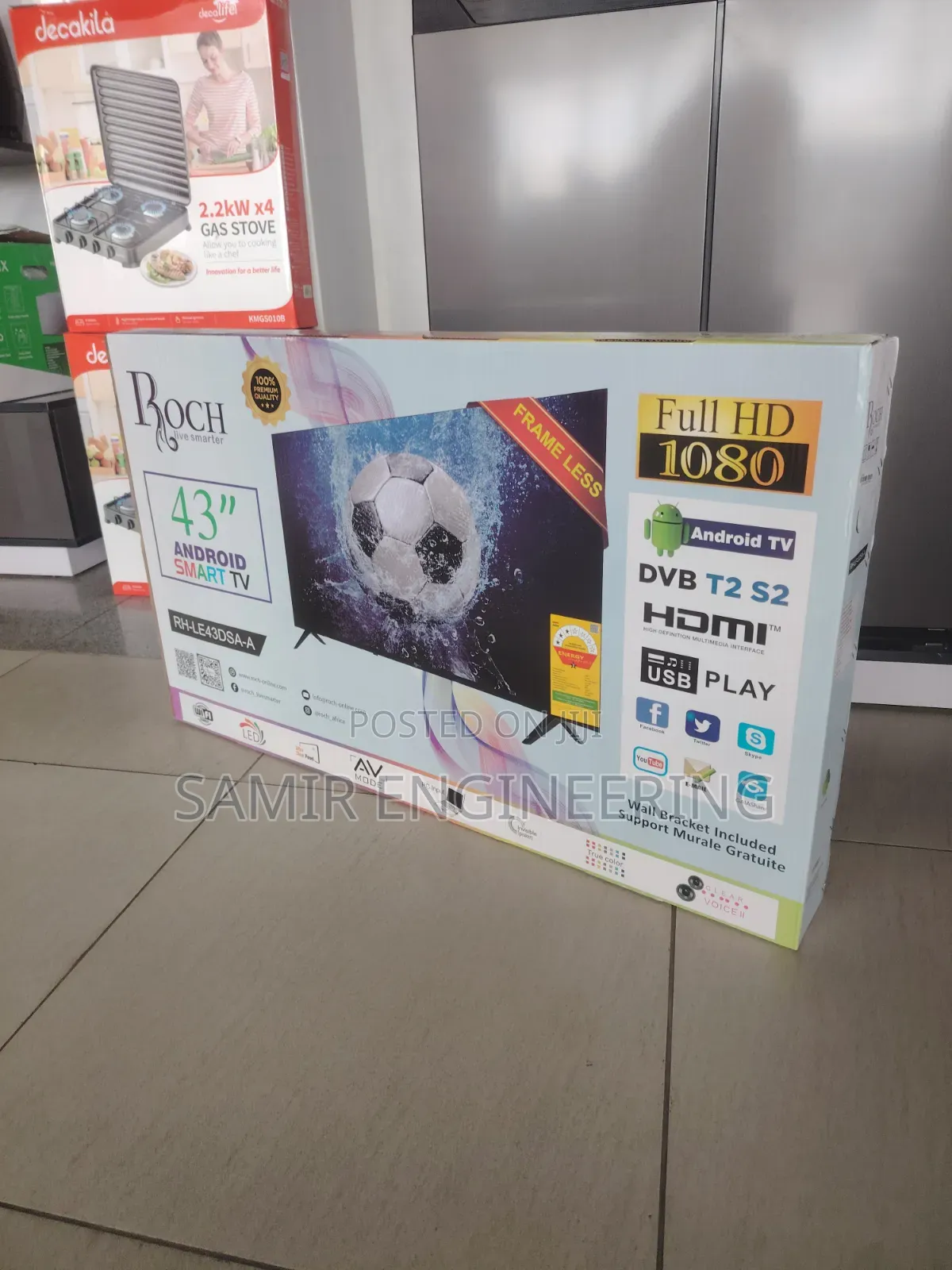 Roch 43-Inch Full Hd Smart Led Tv (Rh-Le43dsa-A)