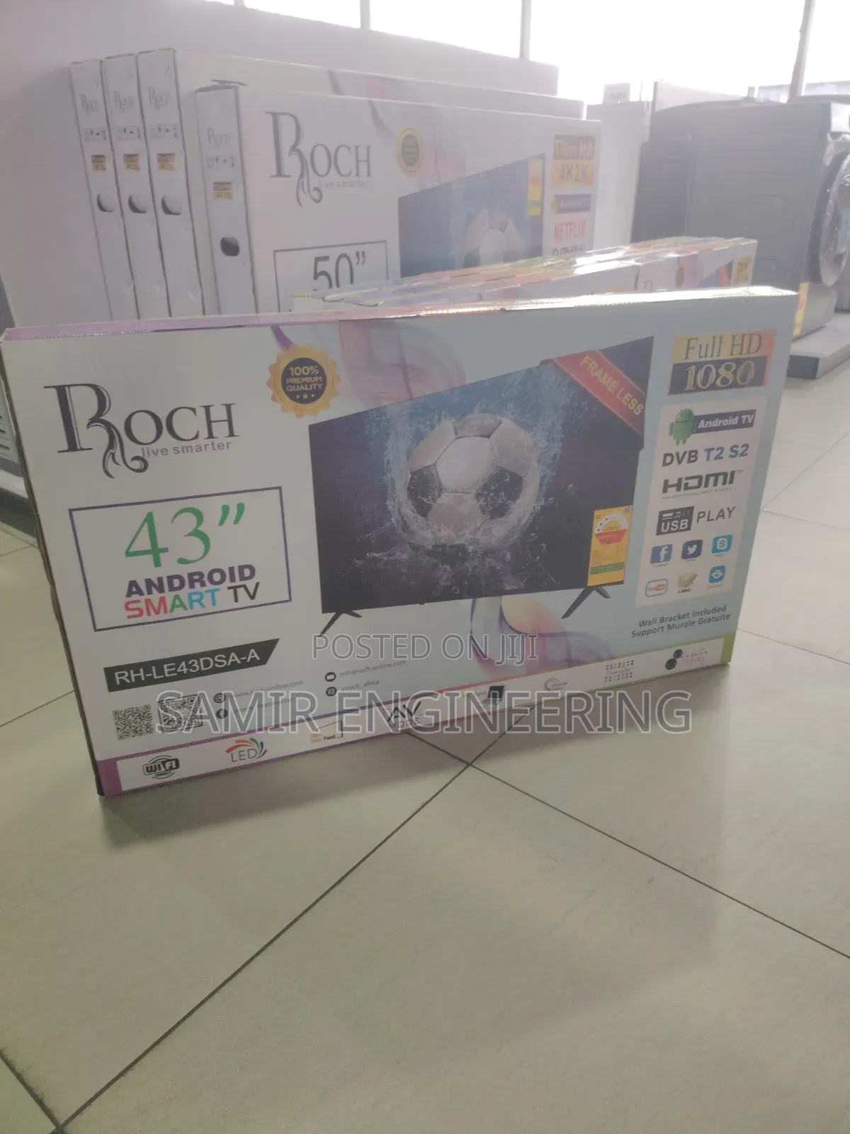 Roch 43" Smart Tv With Built-in Android Os