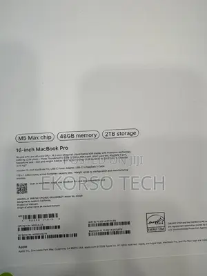 New Apple MacBook Pro 2026 M5 Pro 16-inch 48GB Apple M5 Max SSD 2T
