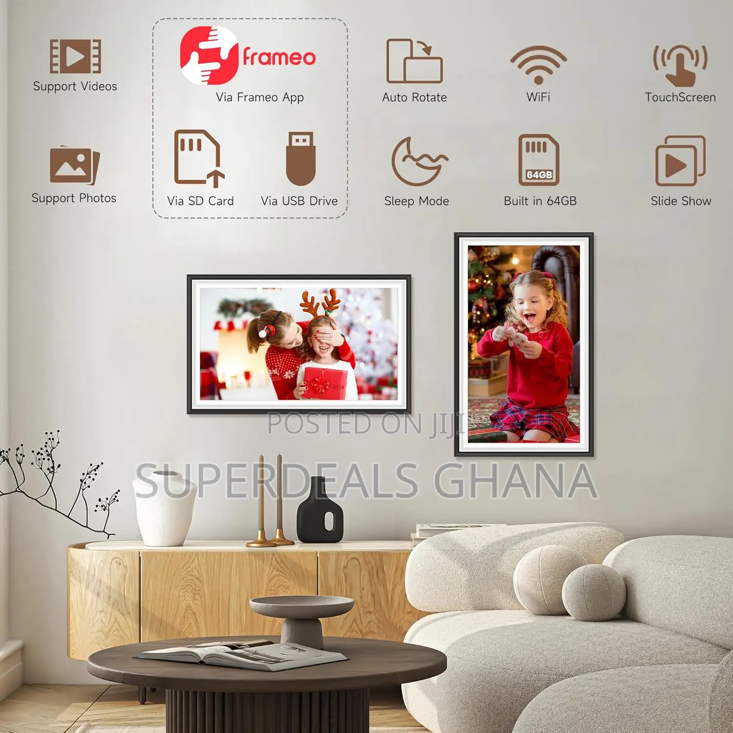 Frameo 15.6 Inch Wifi Digital Photo Frame