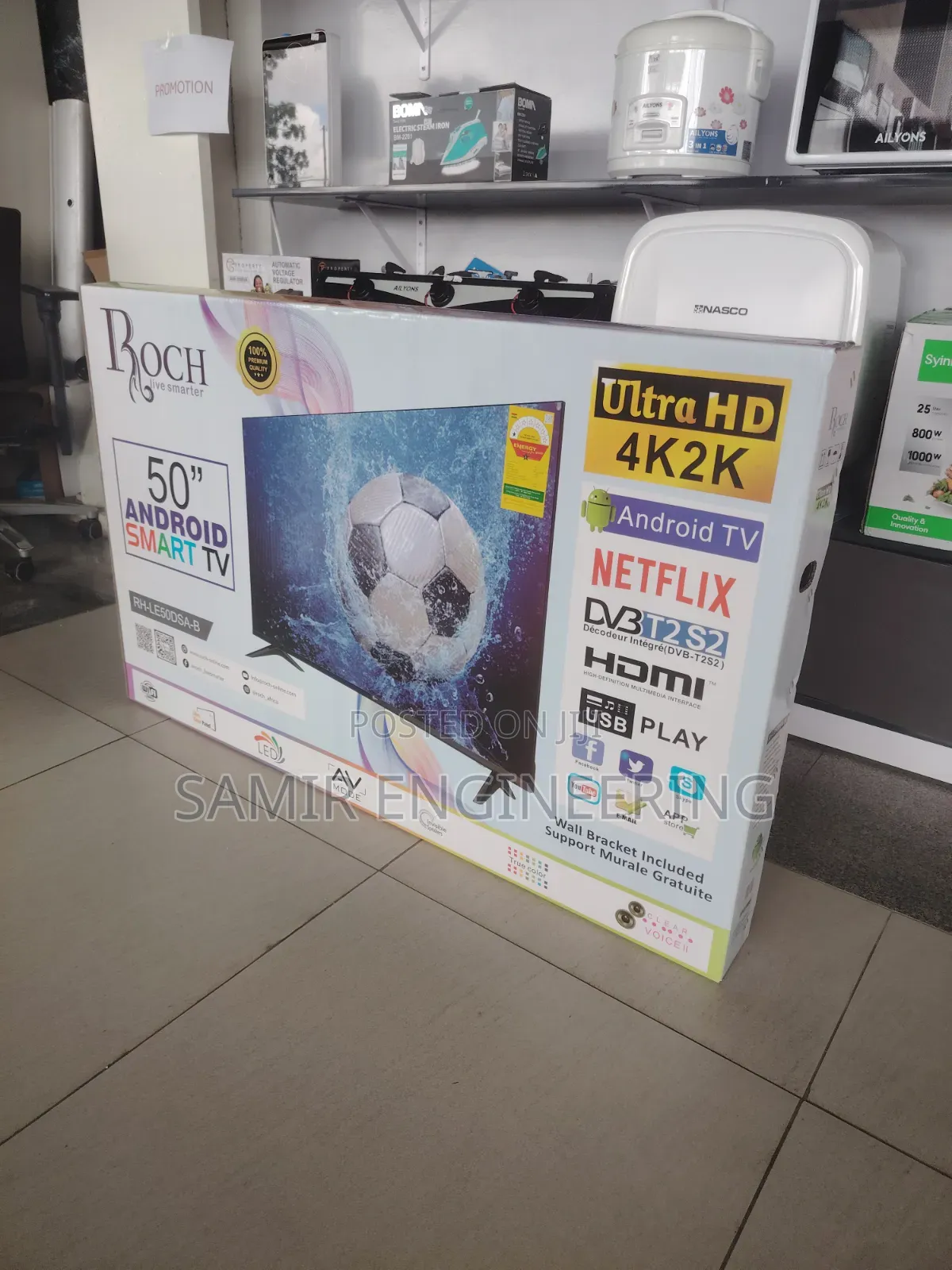Roch 50" Smart Android Tv (Rh-Le55dsa-B): Your Cinema at Home