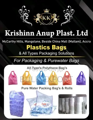 All Types of Packaging ( Purewater Rolls,Packing,Polythene Bags )