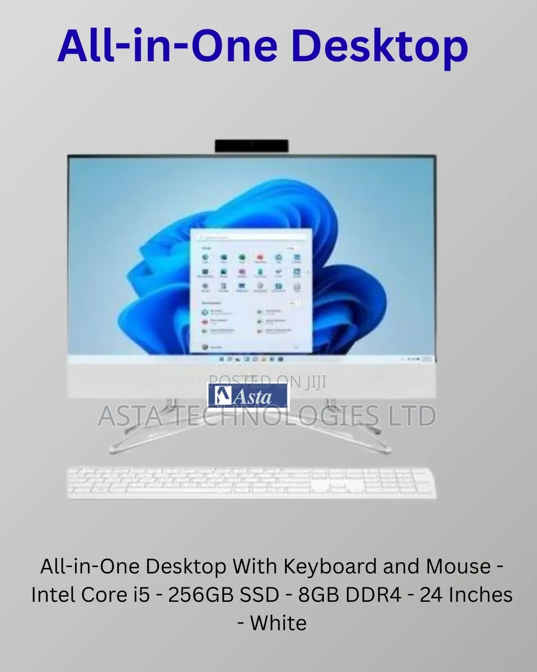 New Desktop Computer 8GB Intel Core i5 SSD 256GB