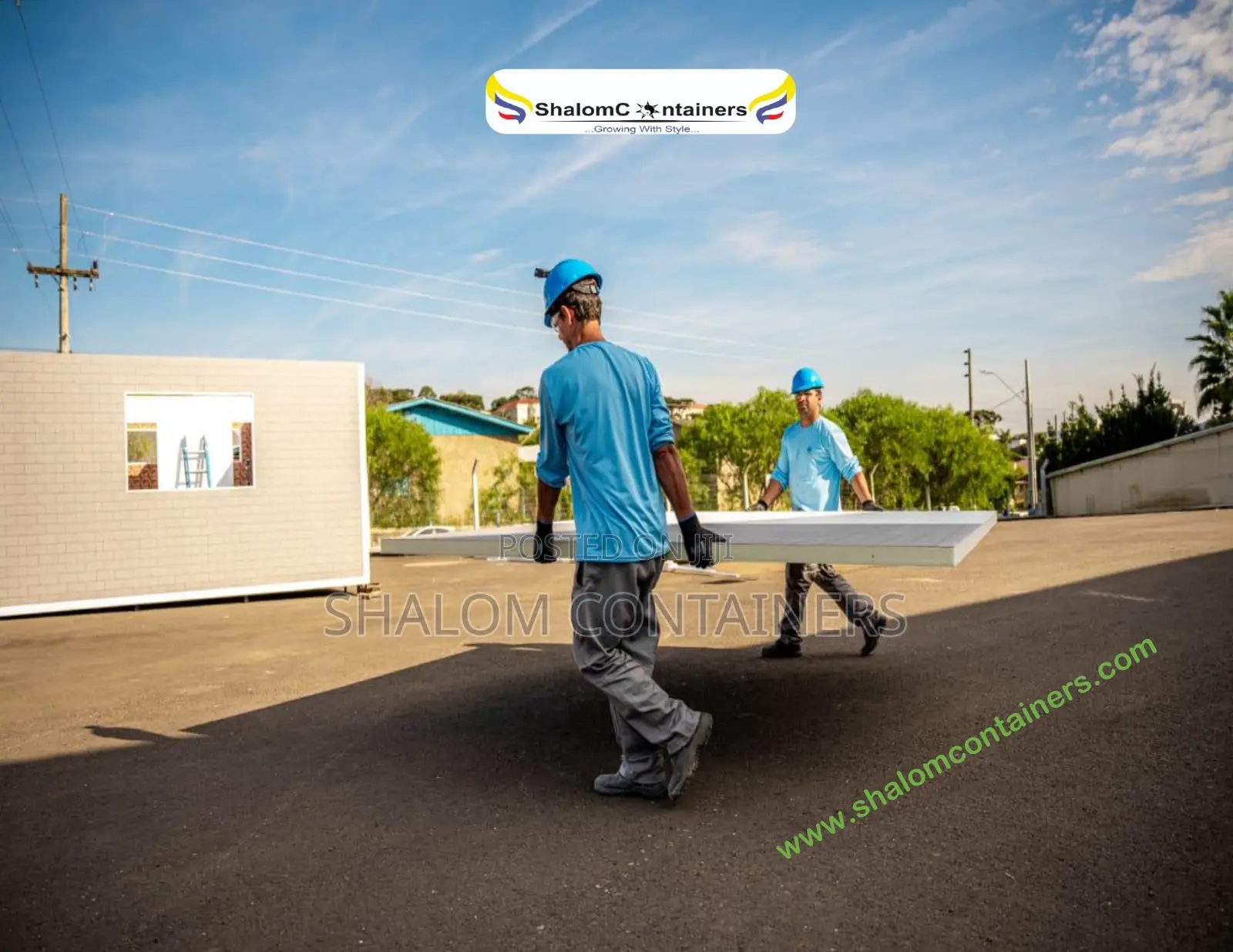 Shalomcontainers Insulated Fiber Panels for Constructions