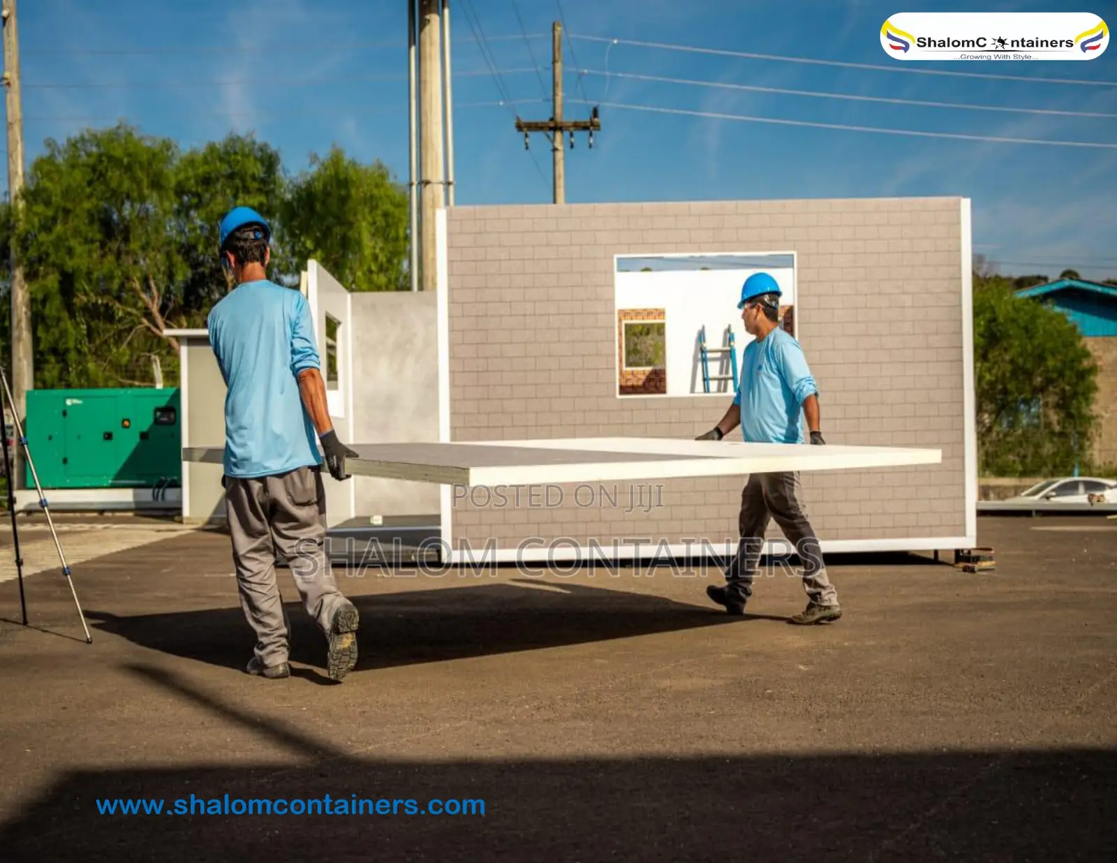 Shalomcontainers Insulated Fiber Panels for Constructions