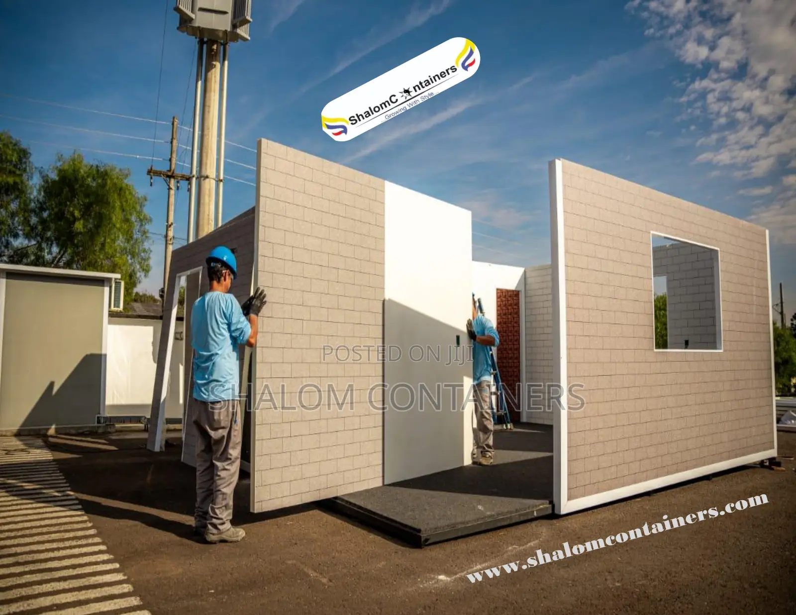 Shalomcontainers Insulated Fiber Panels for Constructions