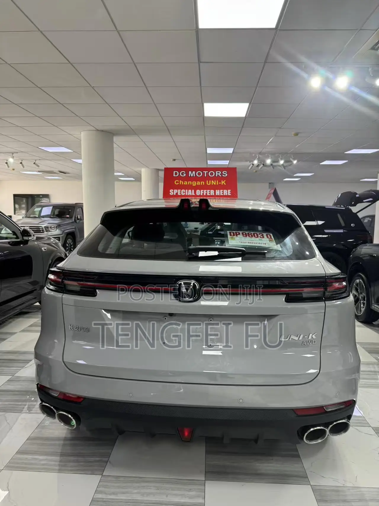 New Changan UNI-K 2.0 Petrol AWD 2025 Gray