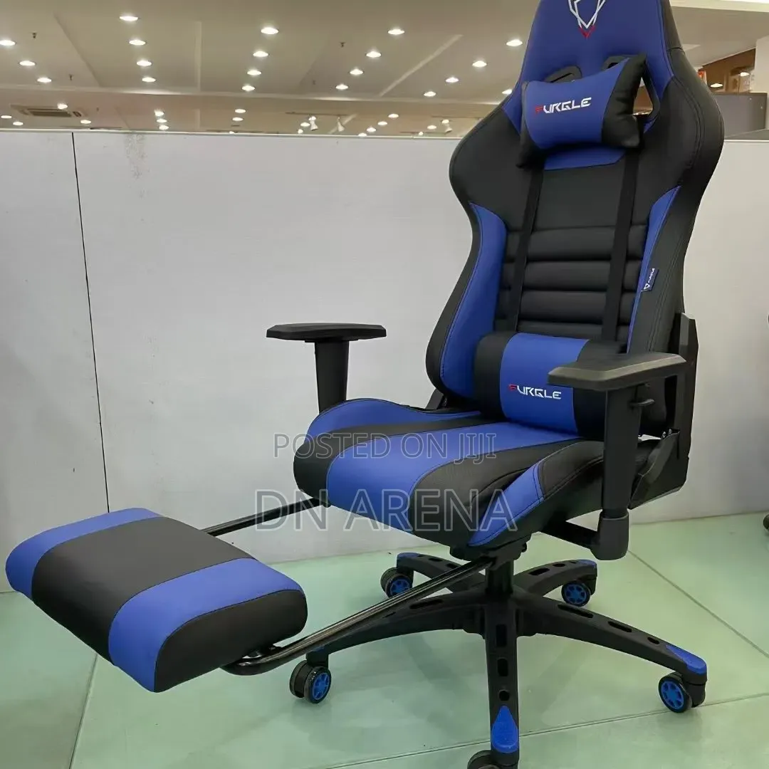 Furgle Gaming Chair Headrest Footrest