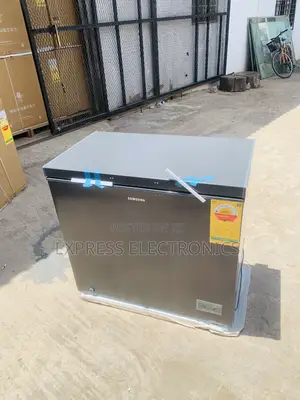Ultra Modern Sleek Grey Color Chest Freezer 198l Samsung