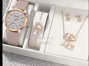 Women 5 in 1 Watch Set