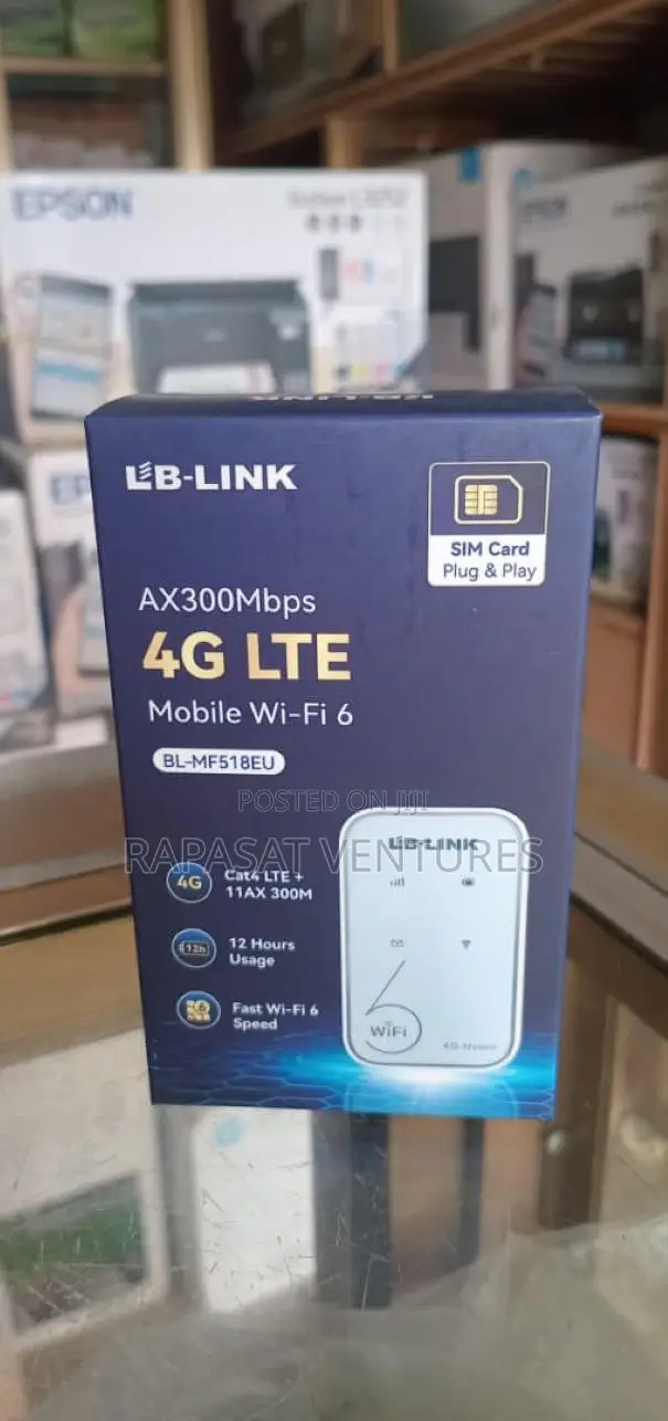 Lb-Link Bl-Mf518eu Ax300mbps 4g Mobile Wi-Fi