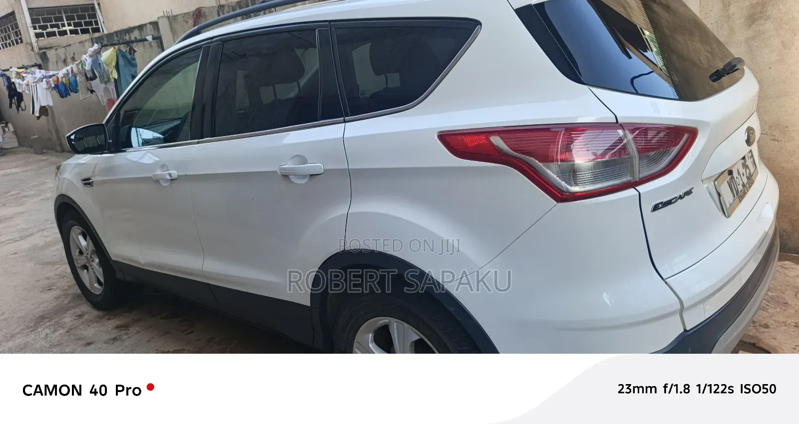 Ford Escape SE 4dr SUV (1.6L 4cyl Turbo 6A) 2015 White