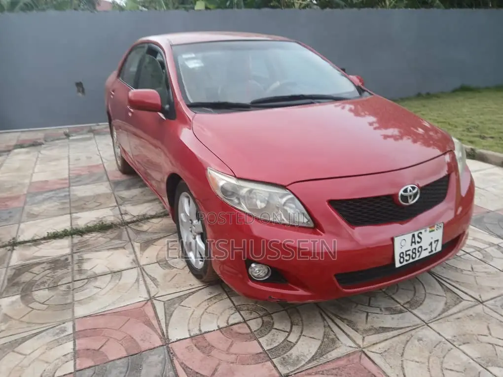 Toyota Corolla Base 4dr Sedan (1.8L 4cyl 5M) 2009 Red