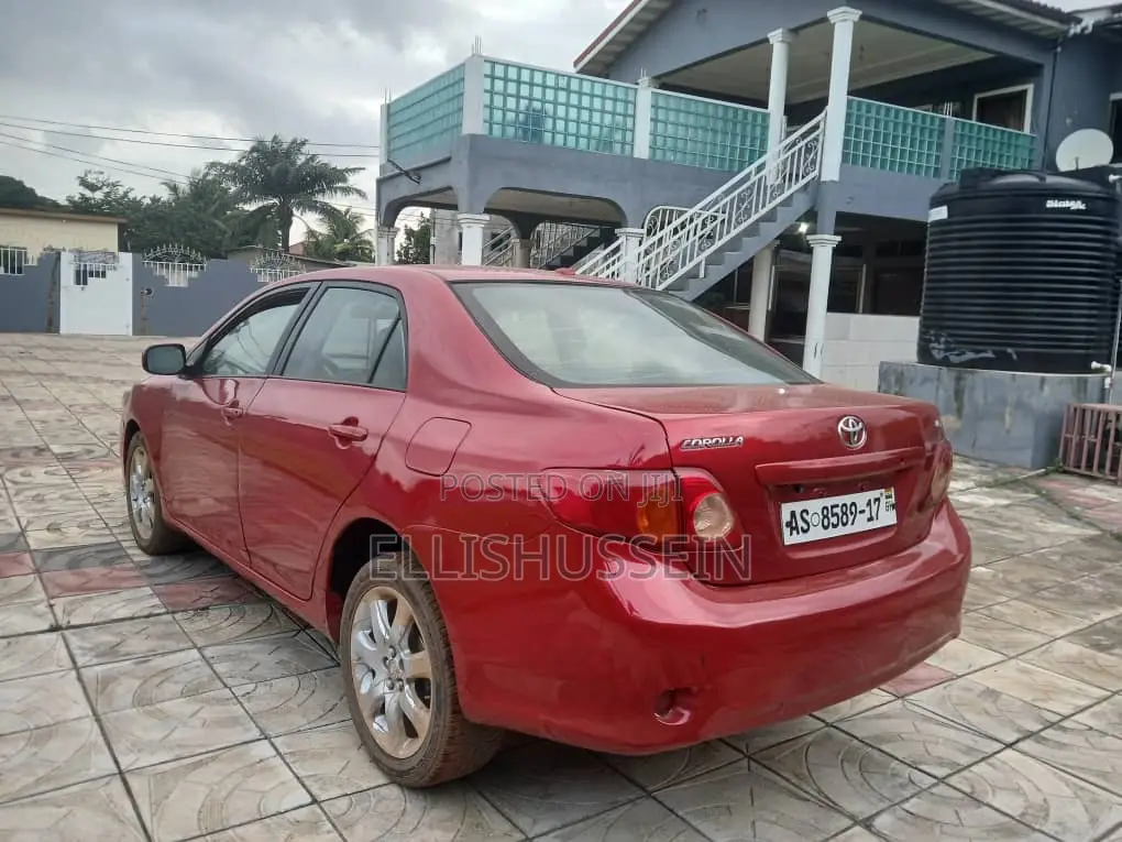 Toyota Corolla Base 4dr Sedan (1.8L 4cyl 5M) 2009 Red