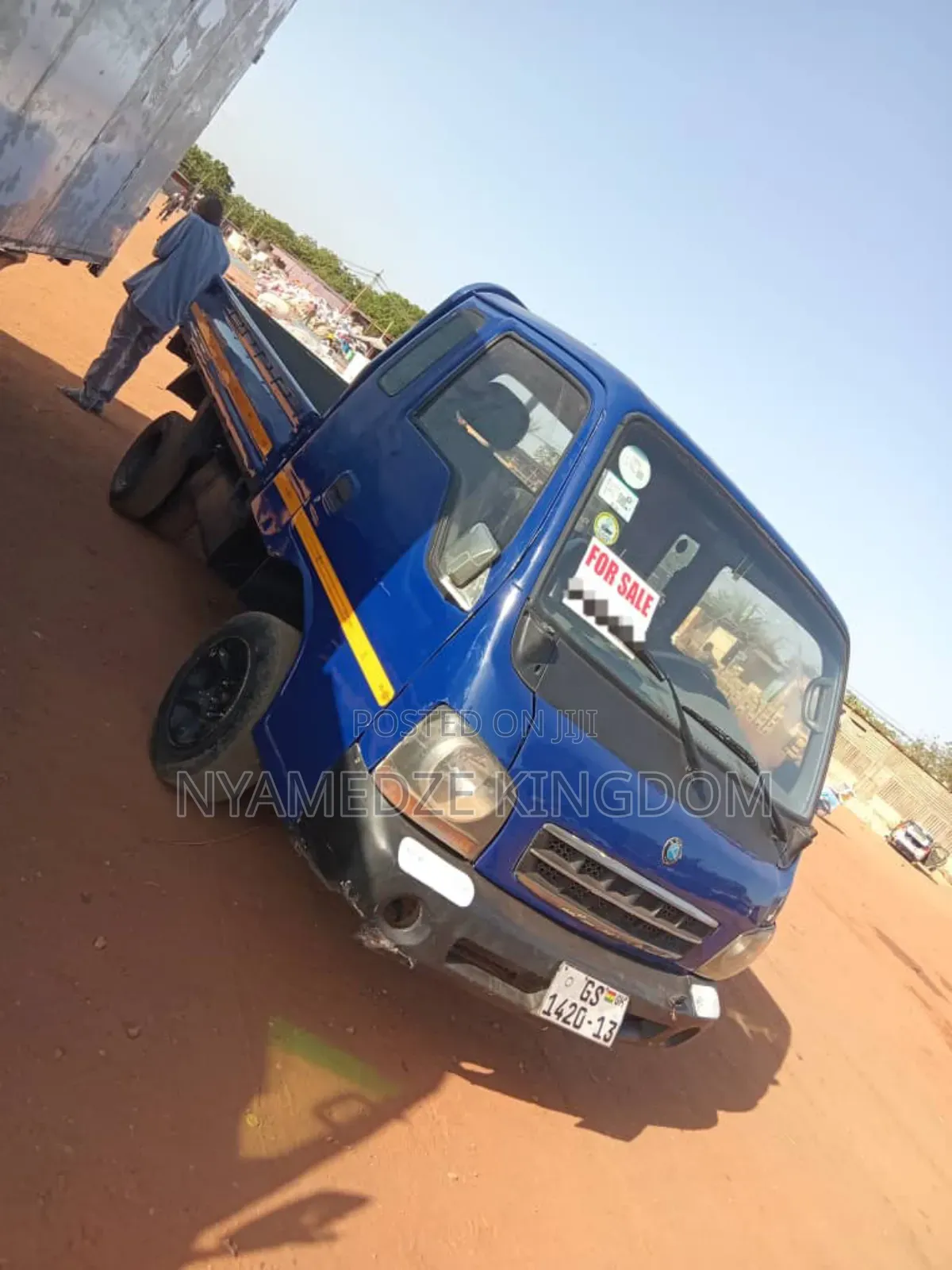 Blue Kia Bongo Truck