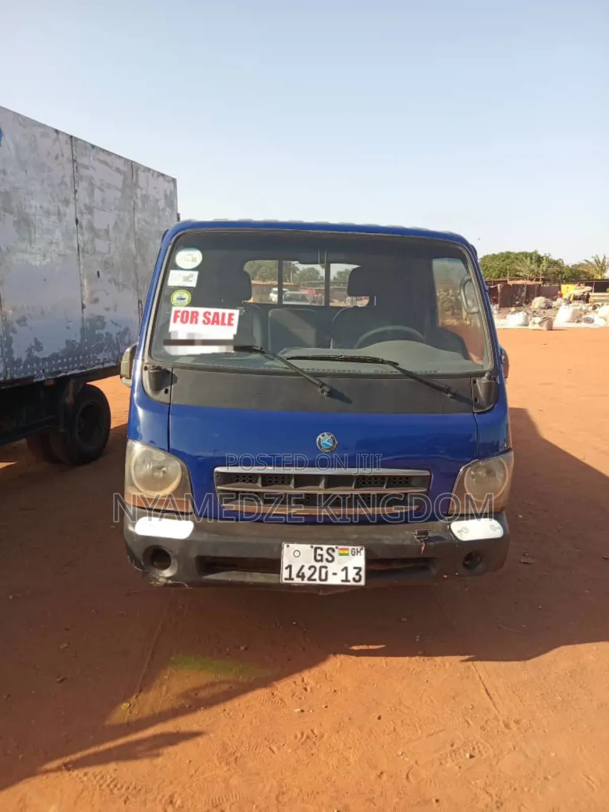 Blue Kia Bongo Truck