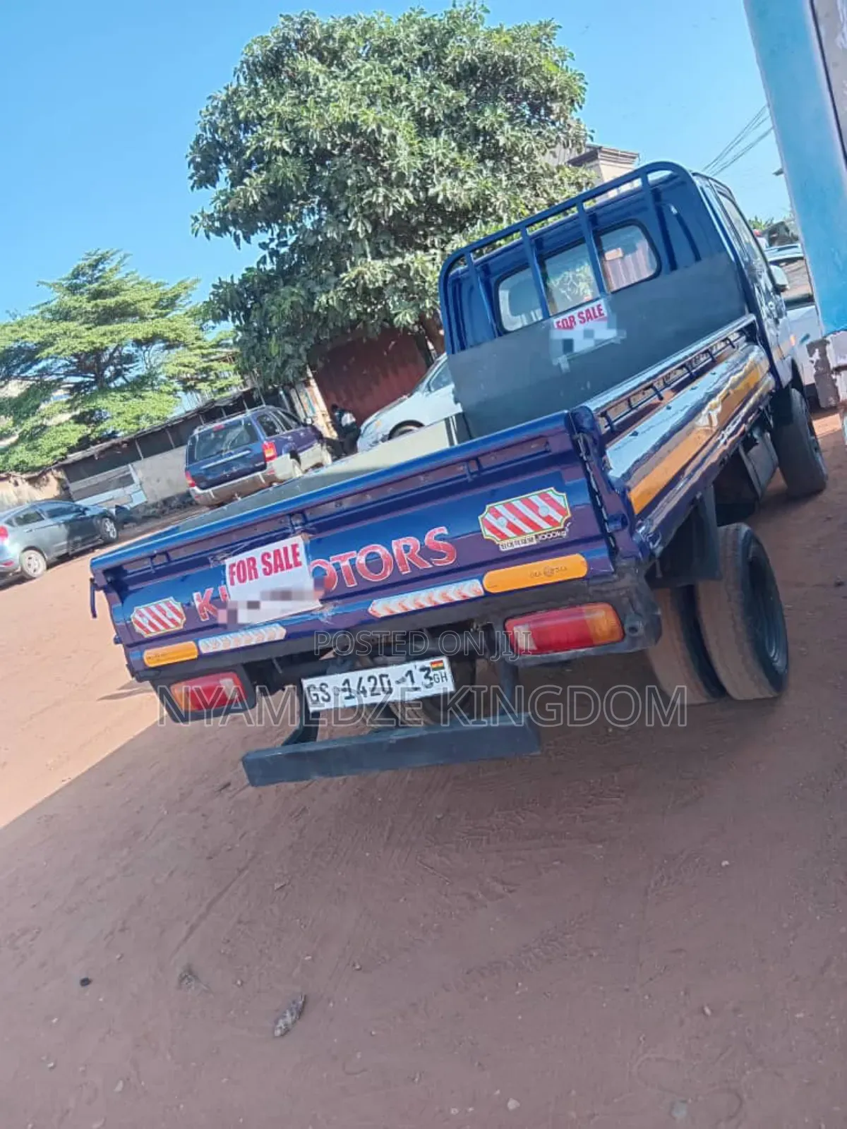 Blue Kia Bongo Truck