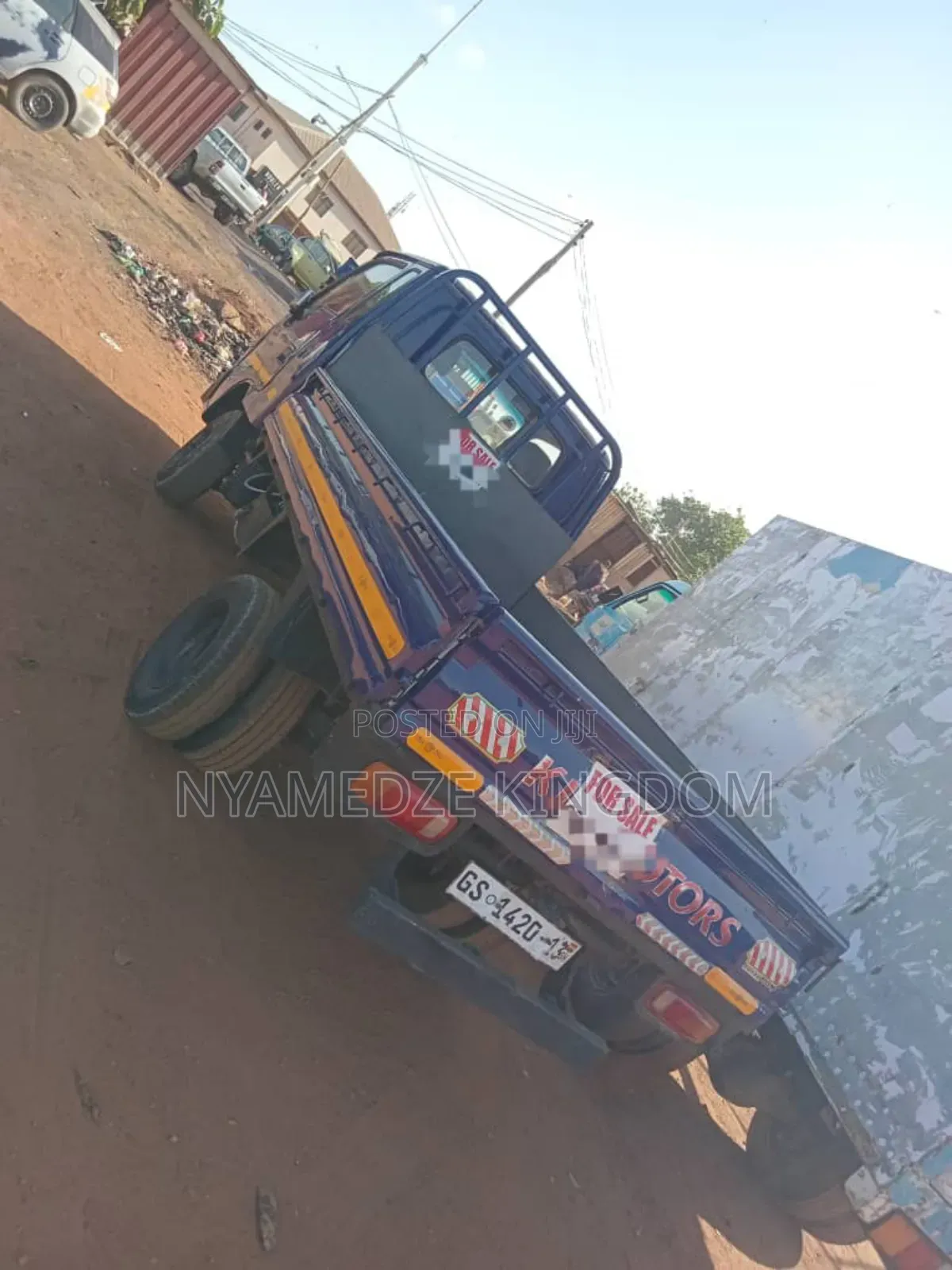 Blue Kia Bongo Truck