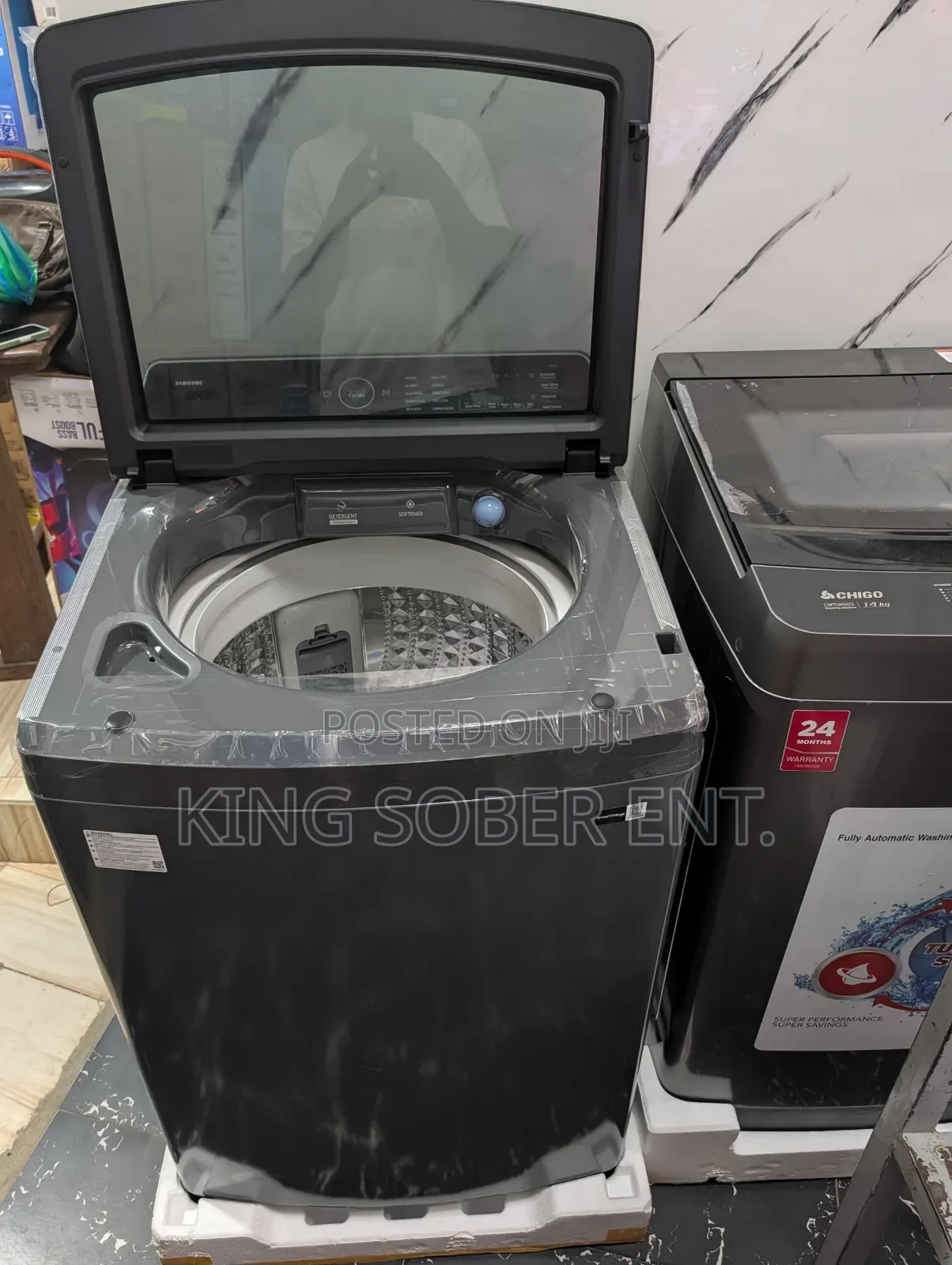 Samsung 17kg Top Load Fully Automatic Washing Machine Ghc8800.