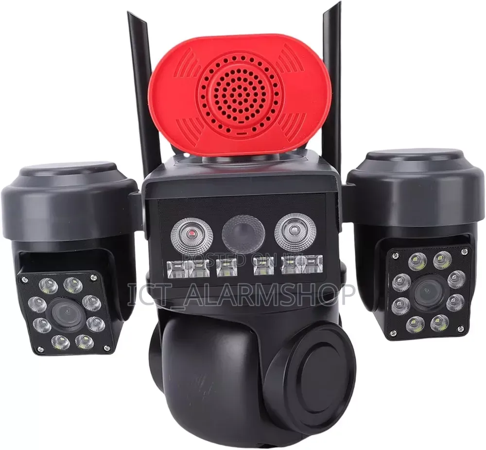 4g Solar Home Security Camera – Ai-Powered, 4-Lens Surveillance