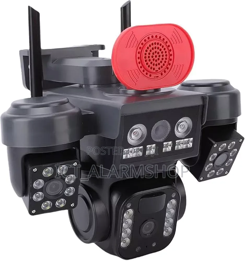 4g Solar Home Security Camera – Ai-Powered, 4-Lens Surveillance