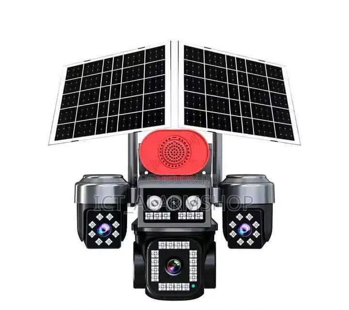 4g Solar Home Security Camera – Ai-Powered, 4-Lens Surveillance