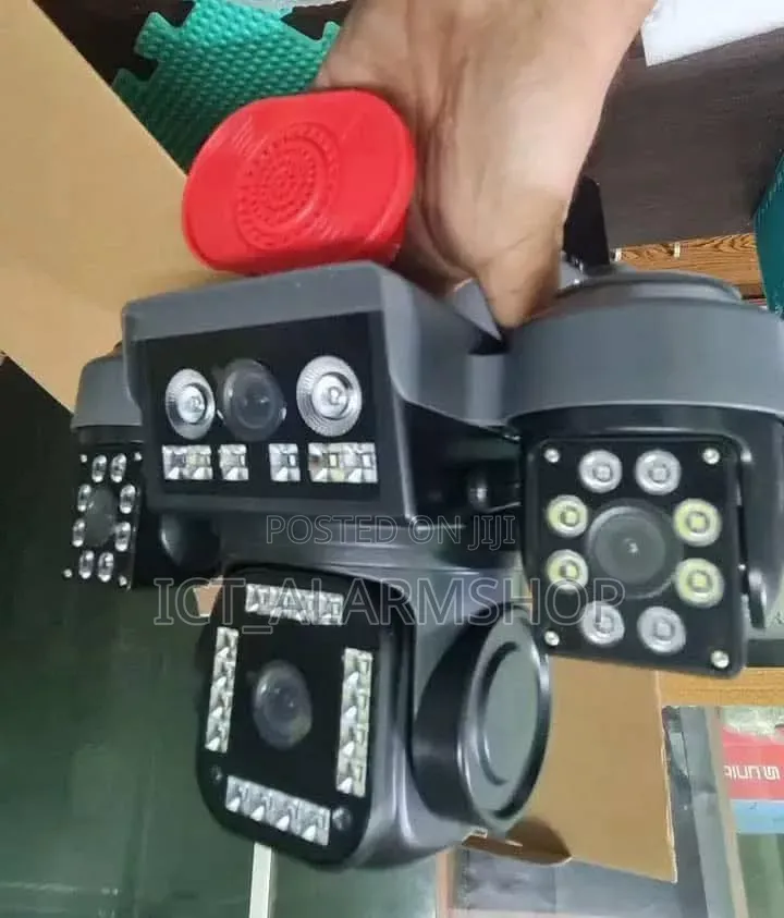 4g Solar Home Security Camera – Ai-Powered, 4-Lens Surveillance