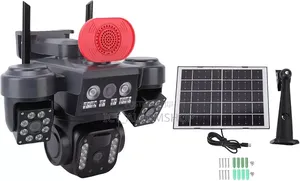 4g Solar Home Security Camera – Ai-Powered, 4-Lens Surveillance