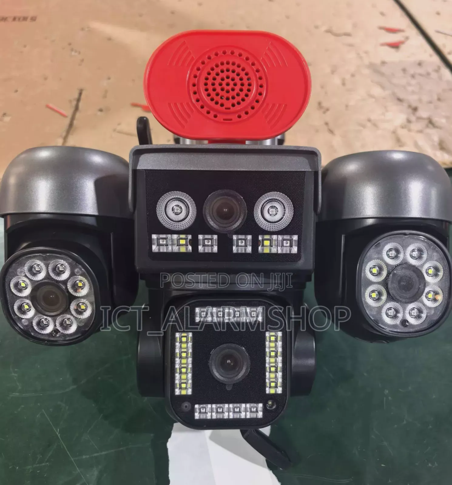 4g Solar Home Security Camera – Ai-Powered, 4-Lens Surveillance