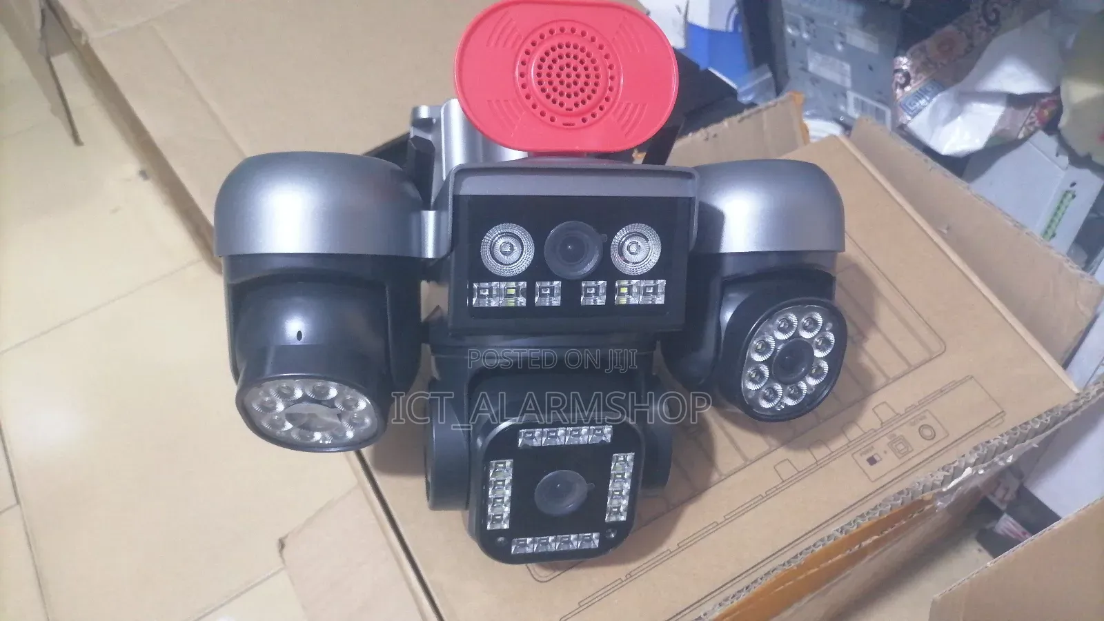 4g Solar Home Security Camera – Ai-Powered, 4-Lens Surveillance