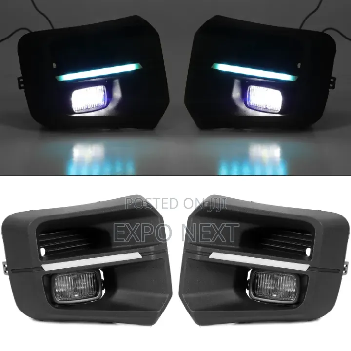 Led Fog Light Lamps Kit Cover 2016-2023 Toyota Tacoma TRD-Pro Style