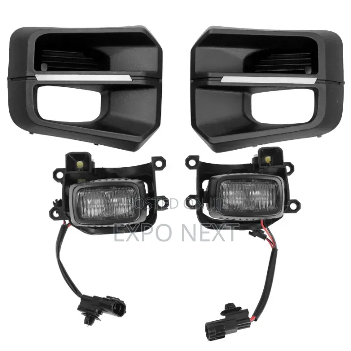 Led Fog Light Lamps Kit Cover 2016-2023 Toyota Tacoma TRD-Pro Style