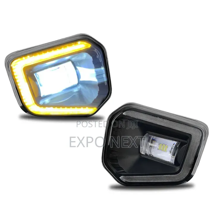 Led Fog Light Lamps Kit Cover 2016-2023 Toyota Tacoma TRD-Pro Style