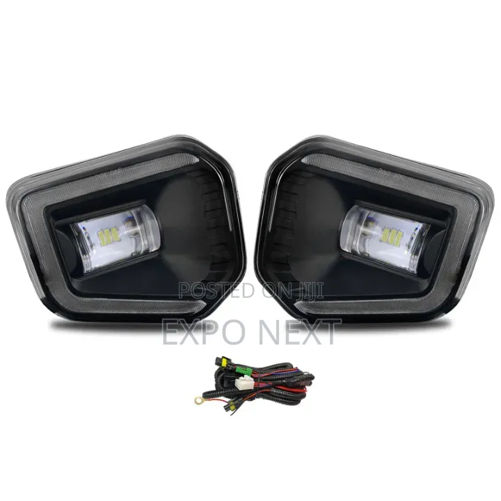 Led Fog Light Lamps Kit Cover 2016-2023 Toyota Tacoma TRD-Pro Style