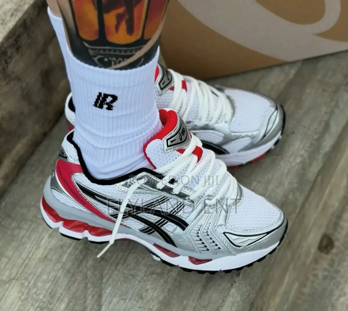 Red Asics Sneakers