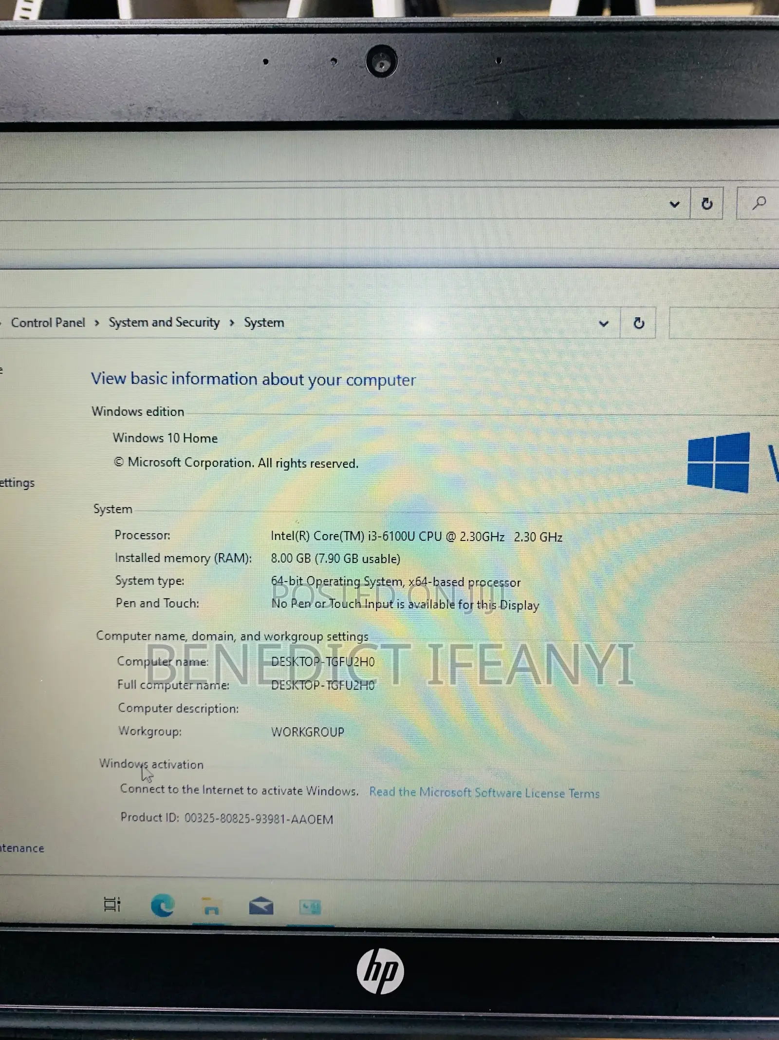 Laptop HP ProBook 430 G3 8GB Intel Core i3 SSD 256GB