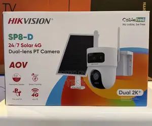 Hikvision Sp8 Solar 4g Camera Dual Lens Full Color Aov Ds-2cfsp8-D/4g