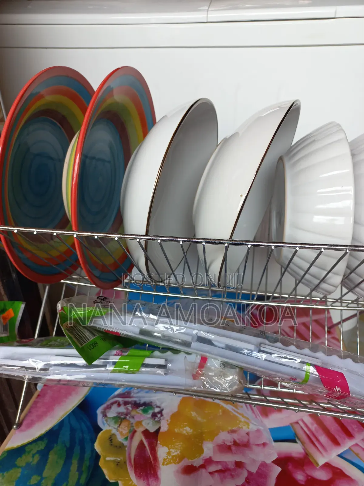 Plate Rack and BBQ Grill