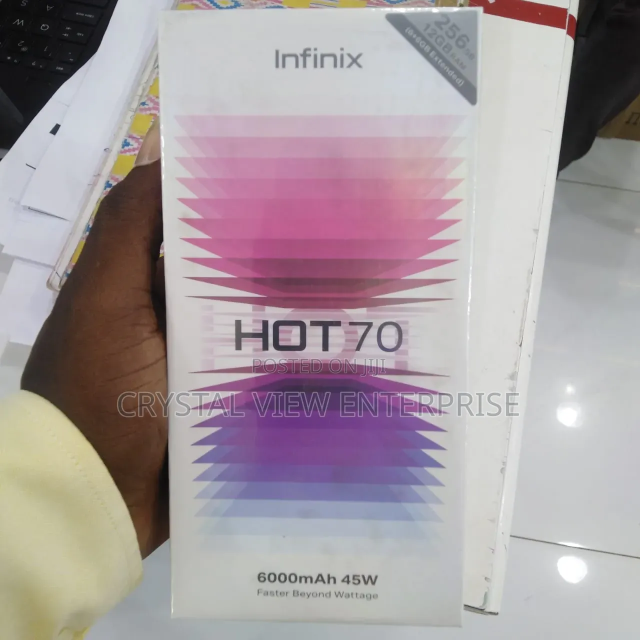 New Infinix Hot 70 128 GB Gray