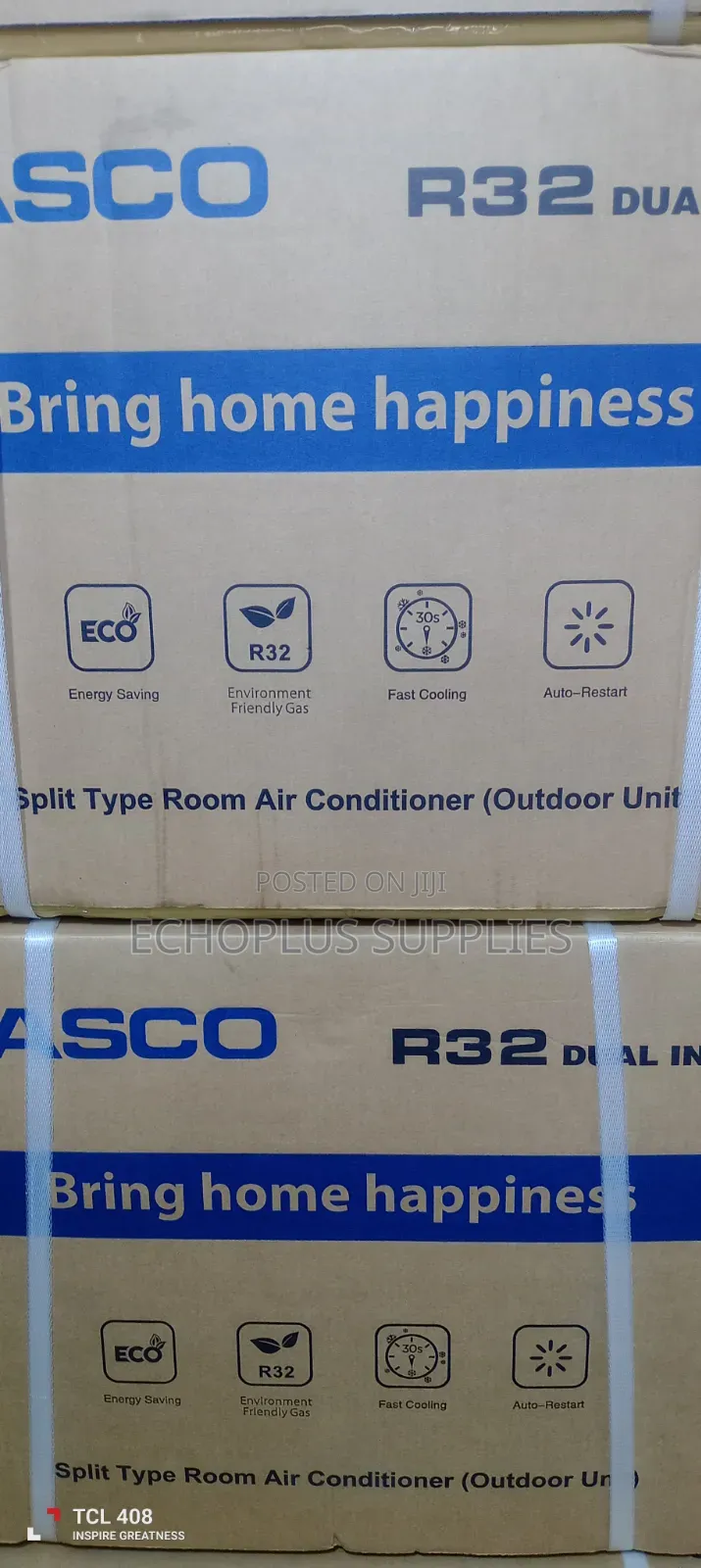 Nasco 1.5hp Dual Inverter Air Condition/R32 Gas