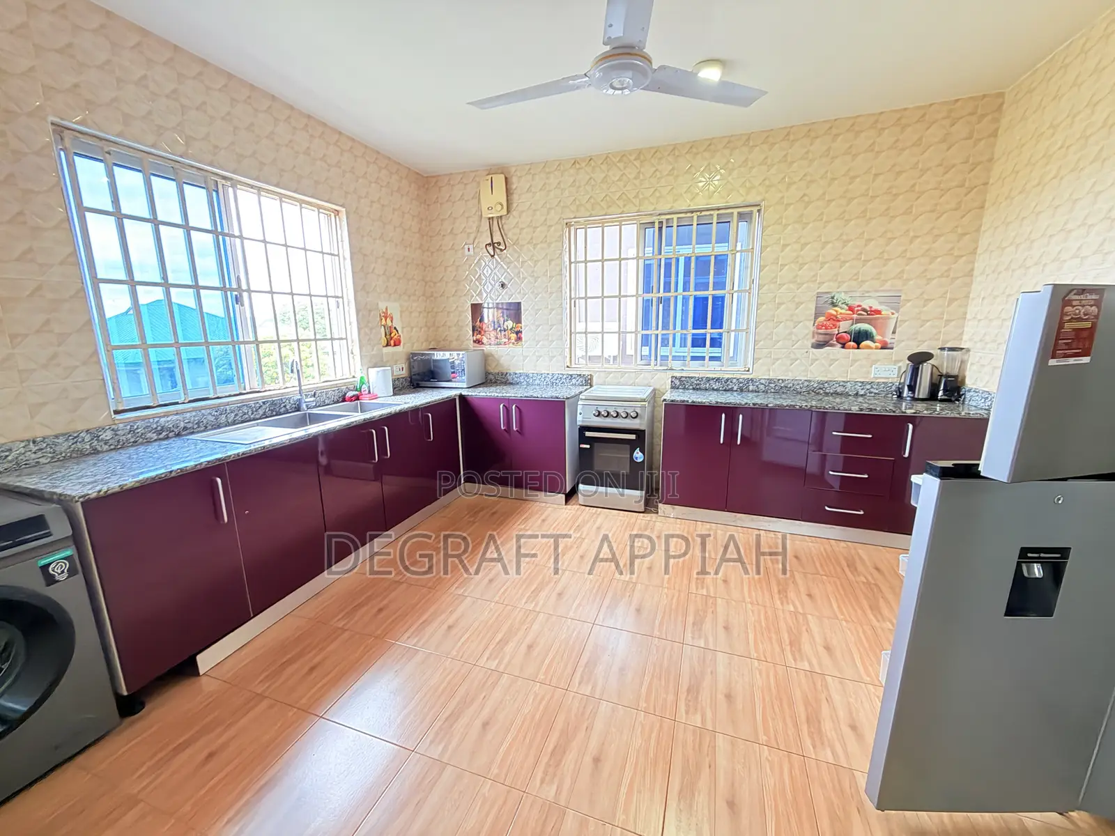 Furnished 3bdrm Apartment in Agric Nzema, Kumasi Metropolitan for rent