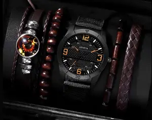 Men Watch and Bracelets Available 300( Gift Box Included)